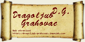 Dragoljub Grahovac vizit kartica